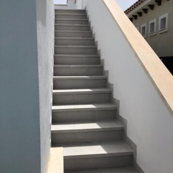Escalera después